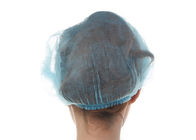 Beschikbare Haarbonnetten niet - geweven Steriele Kappen Blauwe Beschermende Medische Hoed