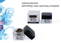 Het groene Bruine Roompigment kleurt de Pigmentatieinkt Lushcolor van de Wenkbrauwtatoegering 5 ml