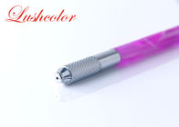 De purpere Pen van de het Kristal Handtatoegering van 11,8 Permanente de Make-uphulpmiddelen van cm voor Wenkbrauwen