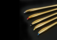 De gouden Hulpmiddelen van de Luxe Permanente Make-up, 45° Handpen van Hoek de Beschikbare Microblading