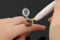 Ce-de Tatoegeringstoebehoren, Transparante Plastic Permanente Ringskop met Enig steriliseren Zak