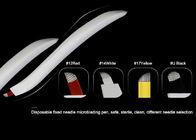 Witte Permanente Make-uphulpmiddelen voor 3D Wenkbrauw Microblading 11.5cm Lengte