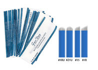0.16mm Nami Naalden van Bladen de Beschikbare Microblading voor Eyeliner Blauwe Kleur