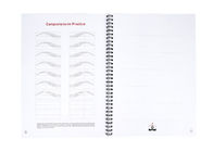 Engels Microblading-de Tatoegeringsboek van de Oefeningswenkbrauw voor PMU-Opleiding