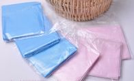 Roze Blauwe Anti - Bevuilend Schort van Olie de Beschikbare Plastic Slabben voor Medische Hulpmiddelen